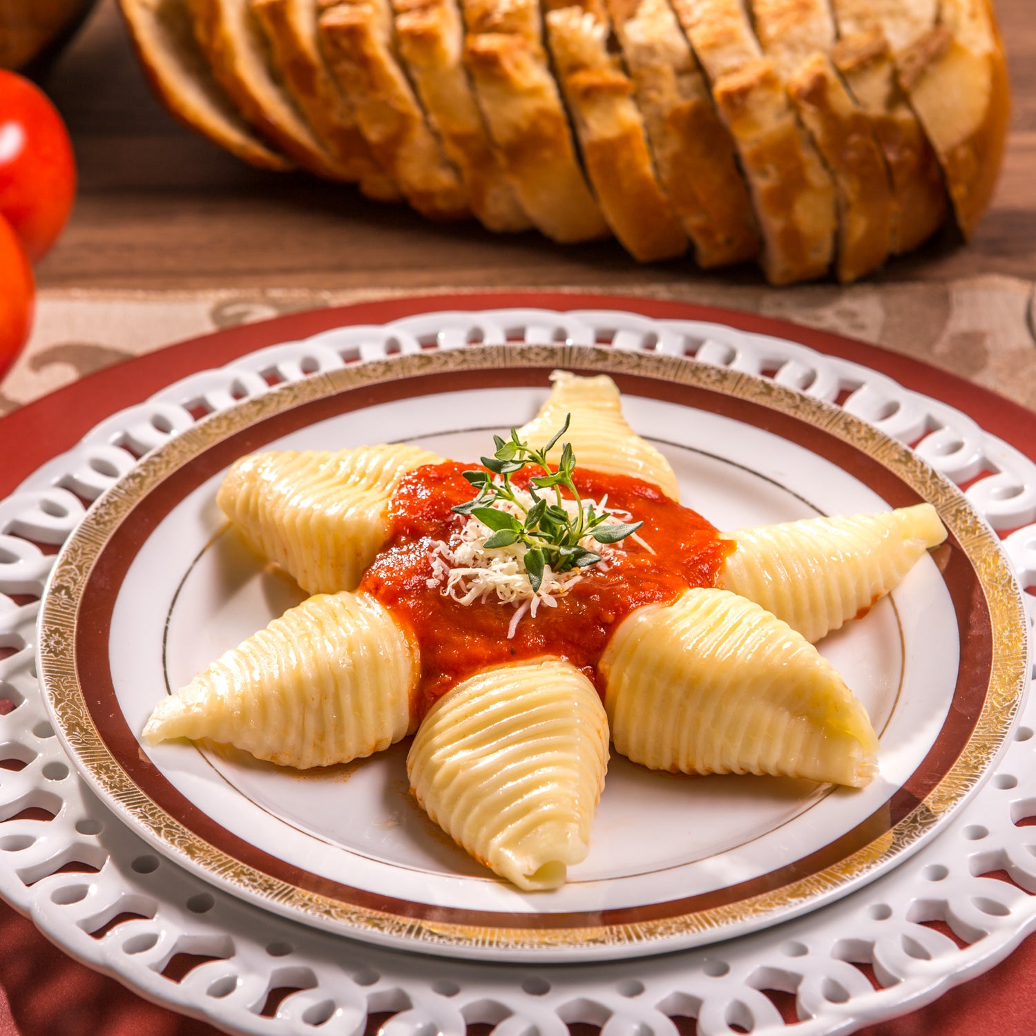 Conchiglioni Presunto e Muçarela 500 g