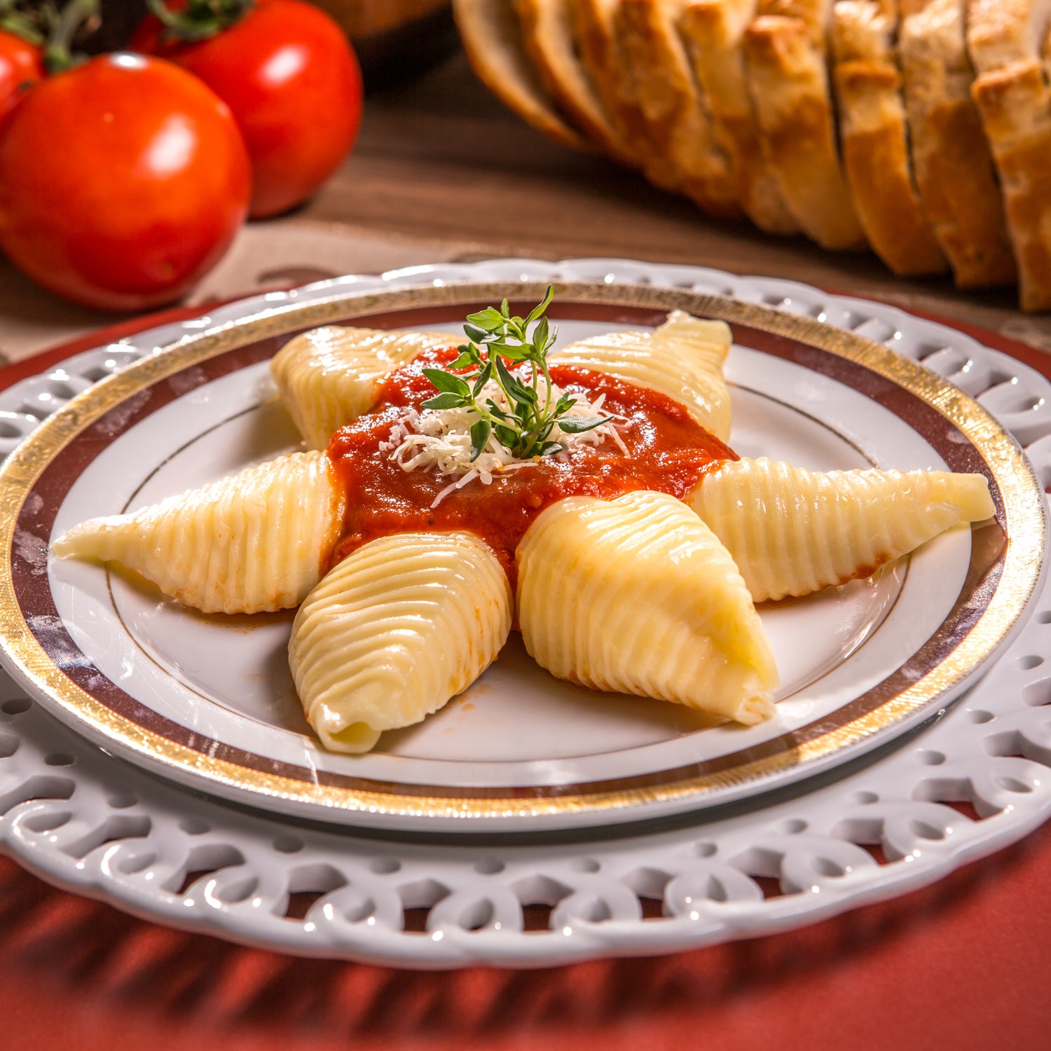 Conchiglioni Presunto e Muçarela 500 g